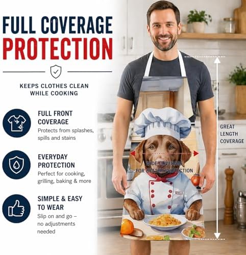 Caroline's Treasures Chesapeake Bay Retriever The Chef Apron Cooking Kitchen - Image 3