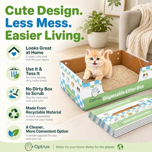 6-Pack Disposable Litter Box - Image 2