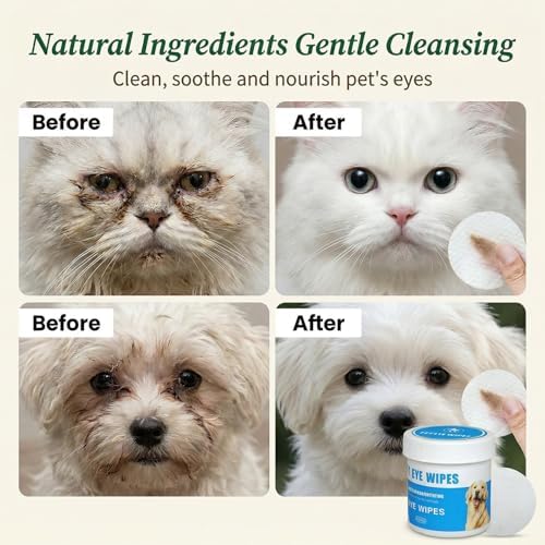 Dog Eye Wipes for Tear Stain Removal, Vet-Recommended Dog Eye Infection - Image 6