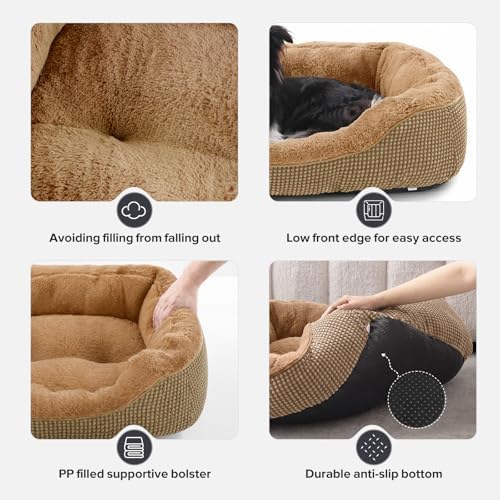 INVENHO Large Dog Bed, Washable Orthopedic Warming Soft Sleeping Durable - Image 3