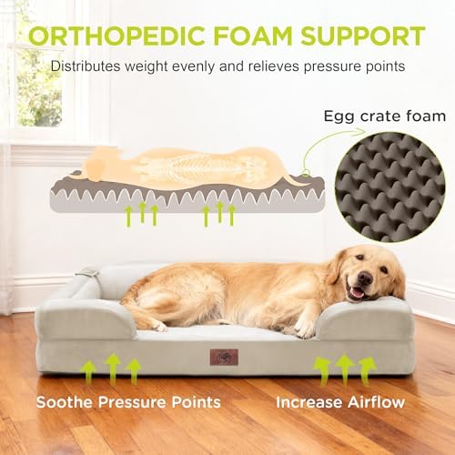 Waterproof Orthopedic Dog Bed for Medium Large Sized Dogs - Image 2