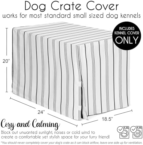 Sweet Jojo Designs 24in. Small Dog Crate Cover Pet Cage, Kennel Covers - Image 5