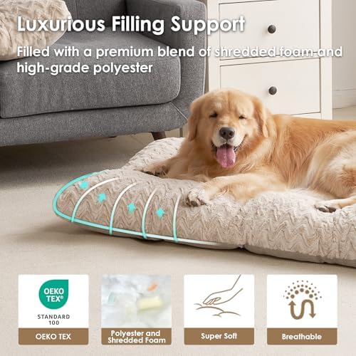 EHEYCIGA XXL Dog Bed 47x29 Inch, Extra Large Pet Beds - Image 2