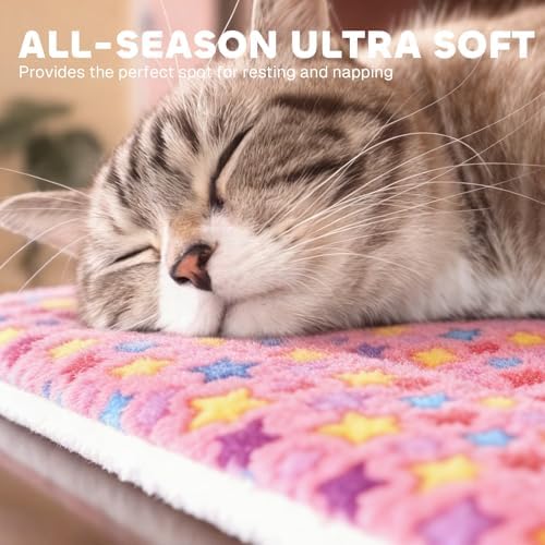 Mora Pets Dog Crate Pad Bed Ultra Soft Pet Mat Star Print 2 Pack 24 Inch - Image 3