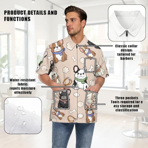 Funny Print Barber Jackets & Smocks - Image 7