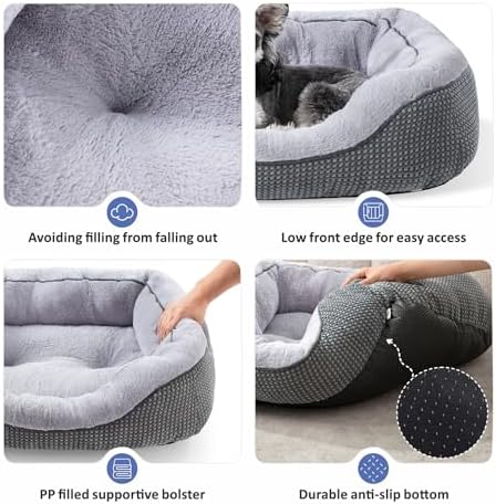 INVENHO Large Dog Beds Large Sized Dog, Washable Orthopedic Warming Soft - Image 3