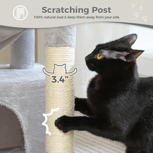 PEQULTI 4-in-1 Cat Activity Tree - Image 5
