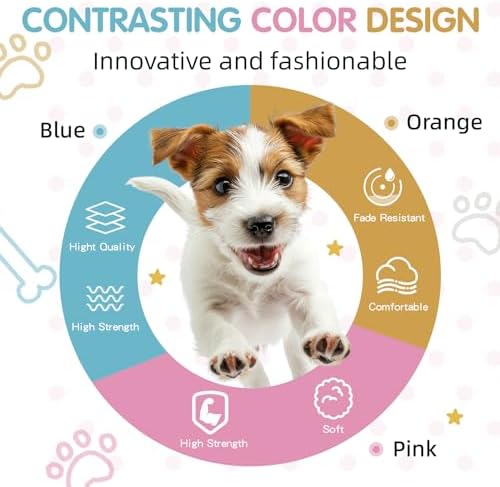 Tri-Color Harness for Medium Dog, Adjustable Step-in Design No Pull Dog Harness - Image 6