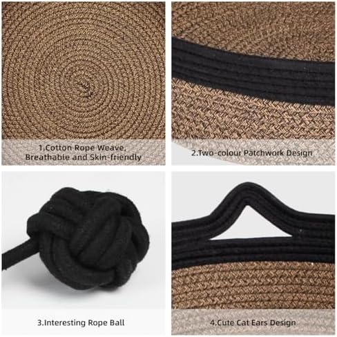 Cat Bed, Cotton Rope Instinct Basket - Image 5