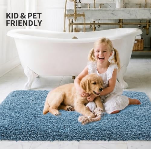 ILANGO Bathroom Rugs 36" × 24", Extra Soft Absorbent Microfiber Bath Rugs - Image 2
