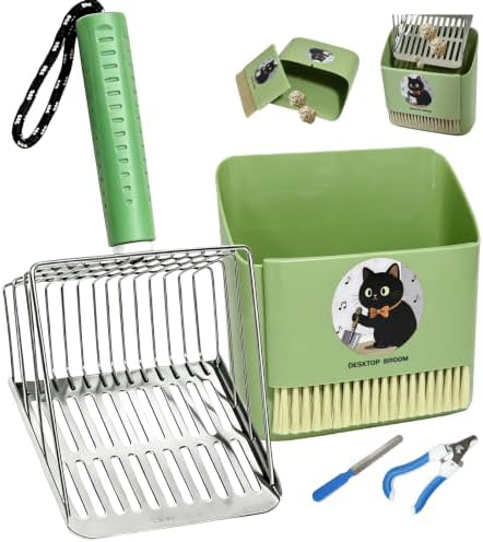 5 in 1 Stainless Steel Cat Litter Scoop by SUMHEN