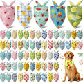 60 Pcs Summer Bandana for Dog Fruit Dog Bandanas Bulk Adjustable Pet Bibs Triangle Scarf Cat Costume for Small to Large Pet by Sanwuta