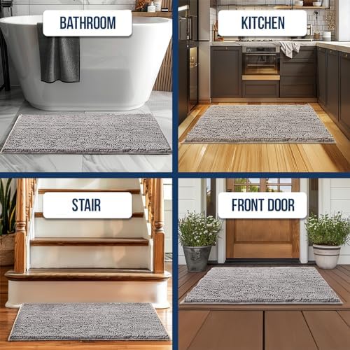 Muddy Mat® | Chenille Bathroom Rugs Quick Dry Microfiber Mats Non Slip Washable - Image 6