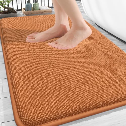 OLANLY Thick Memory Foam Bathroom Rugs 30x20, Soft Absorbent Bath Mat by OLANLY