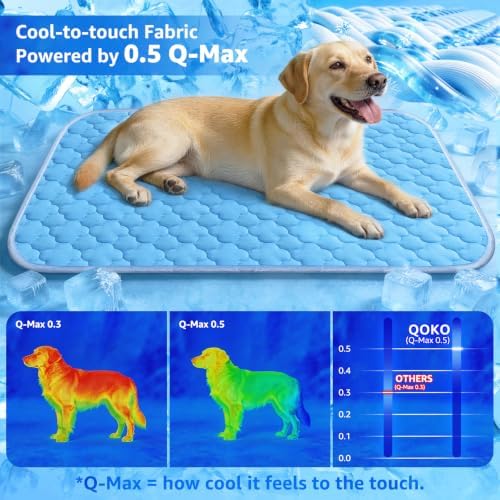 Dog Cooling Mat for Large Dogs, Long-Lasting Cool Pad for Dogs Outdoor & Indoor - Image 2