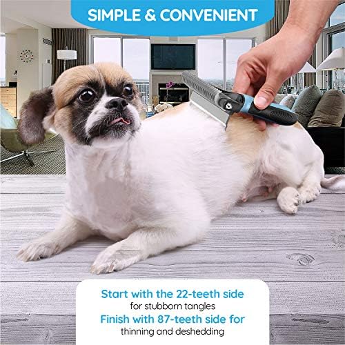 Dog Brush and Cat Brush – 2 Sided Pet Grooming Tool - Image 5