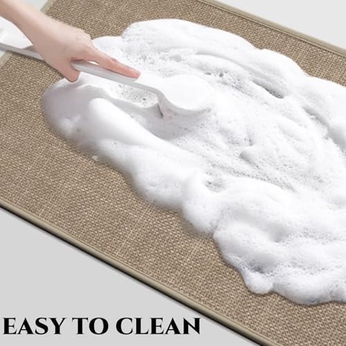 Super Absorbent Bath Runner Mat, Non-Slip Bathroom Rug, Long Narrow Floor Carpet - Image 5