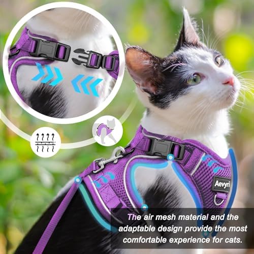 Cat Harness and Leash for Walking, The Upgrade Can be Adjusted in Four - Image 2