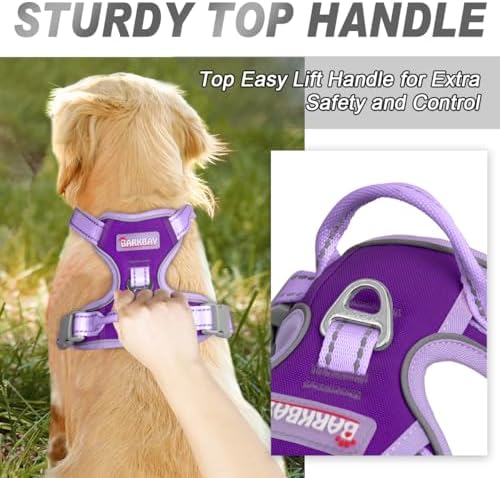 BARKBAY Dog Harness No Pull for Small Sized Dog Front Back Clips, Dog Vest - Image 3