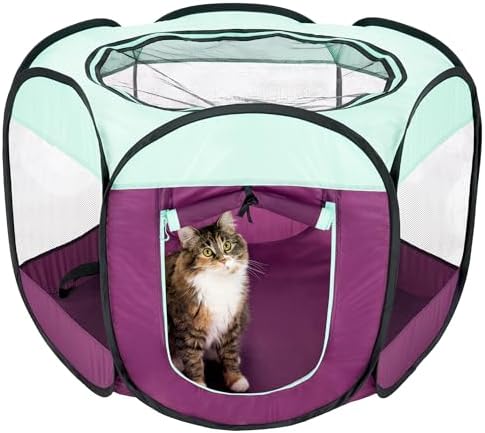 Furhaven Portable Dog Playpen Cat Tent, Pet Playground, Kennel Foldable Indoor by FurHaven
