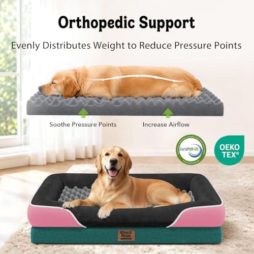 Chez Paw Waterproof Orthopedic XL Dog Bed - Image 2