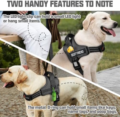 AUROTH Dog Harness and Leash Set Small Sized Dog, No Pull Escape Proof Vest - Image 3