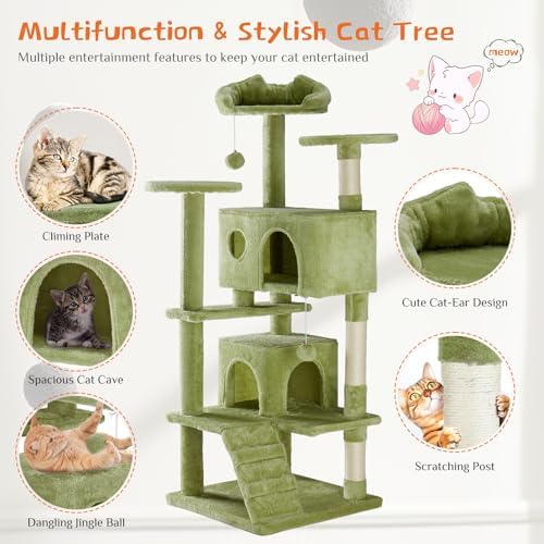 DUMOS 54 Inch Cat Tree Tower - Image 2