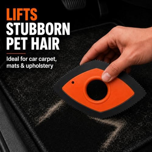 Pet Hair Remover for Car Carpet & Upholstery – Reusable Mini Fur Tool - Image 4