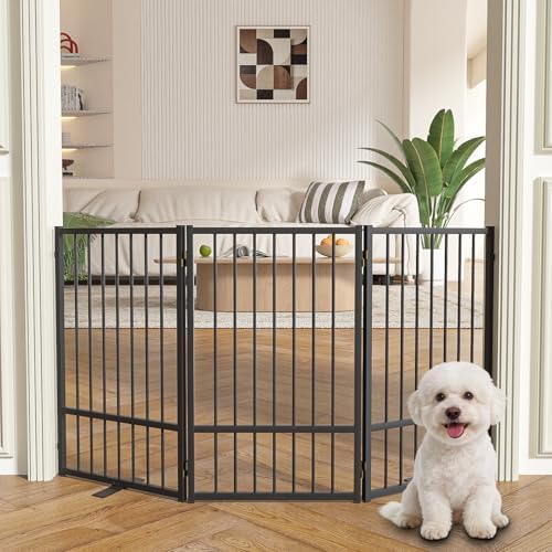 SNUOWU Full Metal Freestanding Dog Gate - Image 2