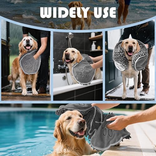 Doggy Dryer, Quick Dry Dog Towel, Microfiber Super Absorbent Dog Bath Towels - Image 4