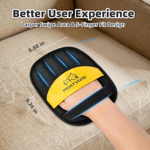 2Pcs Pet Hair Removal Glove for Dogs & Cats, Electrostatic Pet Hair Remover - Image 6