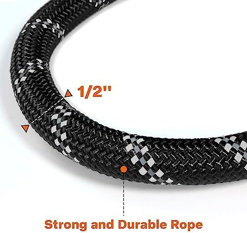 Taglory Rope Dog Leash for Medium Large Dogs, 6 FT Padded Handle - Image 3