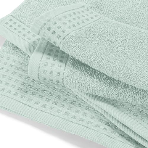 GLAMBURG Ultra Soft 4 Pack Oversized Bath Towel Set 27x54 inches, 100% Cotton - Image 2