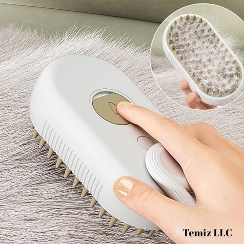 4-in-1 Pet Grooming Brush with Water Spray - Image 4