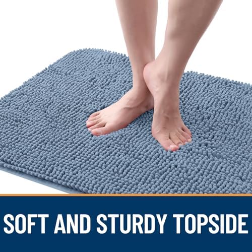 OLANLY Dog Door Mat for Muddy Paws 70x32, Super Absorbent Chenille Mud Mat - Image 4
