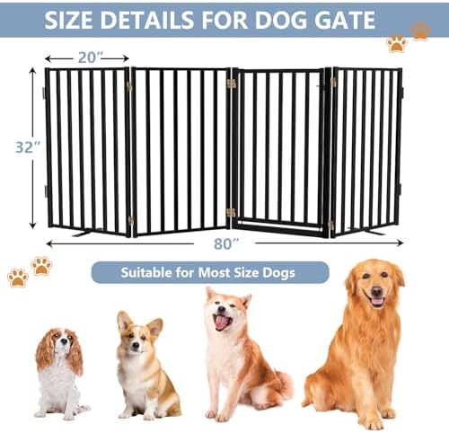 Full Metal Freestanding Dog Gates - Image 4