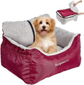 BurgeonNest Dog Car Seat for Small Dogs & Cats Under 25 lbs by Lifelongfriendsbelovedfamily