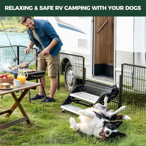 FXW Rollick Dog Playpen with RV Step Grid - Image 2