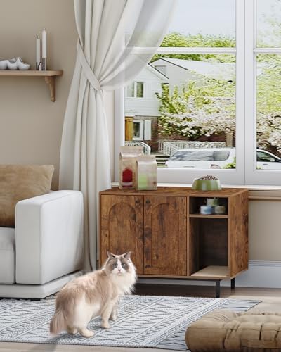 Hzuaneri Cat Litter Box Enclosure, Hidden Litter Box Furniture - Image 2