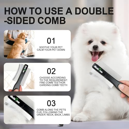 2-in-1 Dog Dematting&Deshedding Comb - Image 5