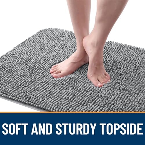 OLANLY Dog Door Mat for Muddy Paws 48x30, Super Absorbent Chenille Mud Mat - Image 4