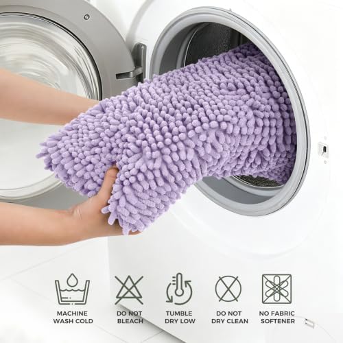 Bcoimo 48x30 Chenille Bath Mat – Non-Slip - Image 5
