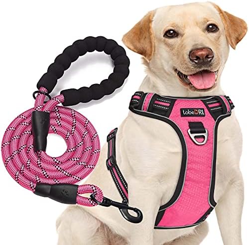 tobeDRI No Pull Dog Harness Adjustable Reflective Oxford Easy Control Medium by tobeDRI
