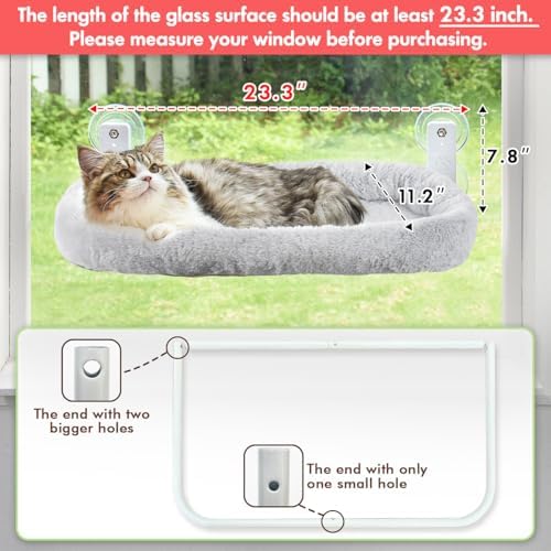 AMOSIJOY Cordless Cat Window Perch - Image 2