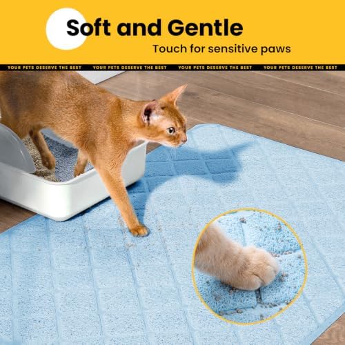 Conlun Cat Litter Mat Litter Trapping Mat, Premium Durable PVC Grid Mesh - Image 5