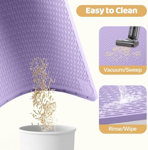 Silicone Cat Litter Mat for Litter Box 50”x35” Large Cat Mat - Image 5