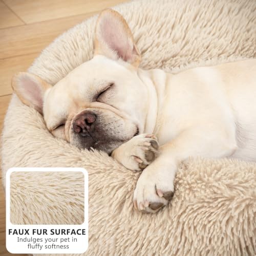 MIXJOY Orthopedic Dog Bed Comfortable Donut Cuddler Round Pet Beds Ultra Soft - Image 3