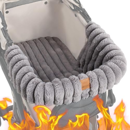 Dog Stroller Cushion – Plush Warm Washable Mat, Soft Thick Comfort Pad - Image 7
