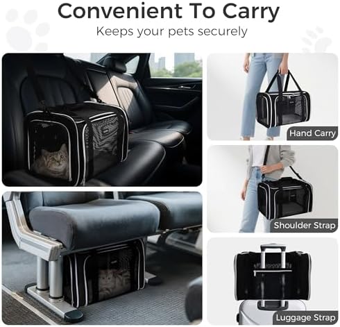 BAGLHER Pet Travel Carrier, Cat Carriers Dog Carrier - Image 6