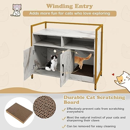 Giantex Cat Litter Box Enclosure - Image 6